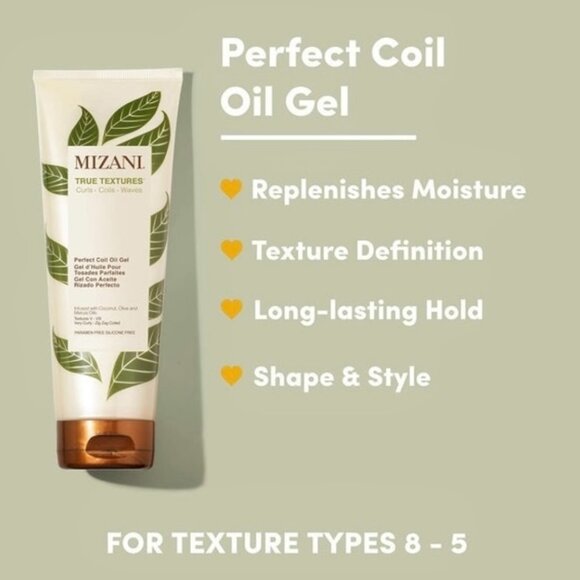 Mizani—True Textures Perfect Coil Oil Gel—Deluxe Mini (30mL) *New* - Picture 2 of 7